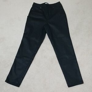 Time and Tru Black Coated Jeans Size 2